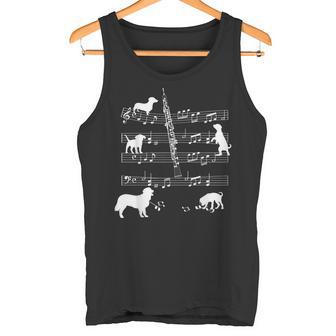 Oboe Jugador Perro Para Perros Oboist Y Oboe Camiseta sin mangas - Regaloses
