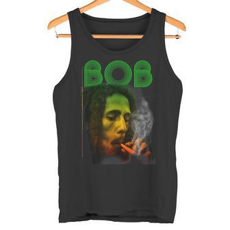 Offizielles Bob Marley Bobmoke Reggaeintage Retro Tank Top - Geschenkecke