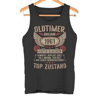 Oldtimer Baujahr 1961 Geboren Jahrgang Geburtstag Retro Tank Top - Geschenkecke