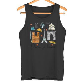 Paris Je T'aime Paris Lover Traveling France Bébé Enfant Débardeur e - Cadeauxyz