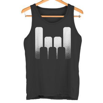 Piano Pianist Keys Tecladointetizador Jugador Clef Regalo Camiseta sin mangas - Regaloses