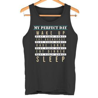Playera Divertida Deideojuegos De My Perfect Day Camiseta sin mangas - Regaloses