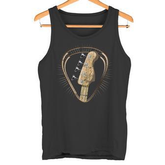 Plectro Instrumento Musical Música Púa Bajista Bajo Camiseta sin mangas - Regaloses