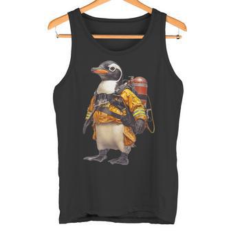 Pompier Pingouin Débardeur e - Cadeauxyz