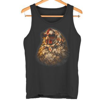 Poules Rétro Amusantes Poule Poulet Débardeur e - Cadeauxyz