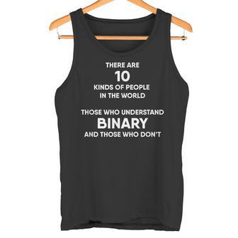 Programador Binario Divertido Ingeniero Deoftware Camiseta sin mangas - Regaloses