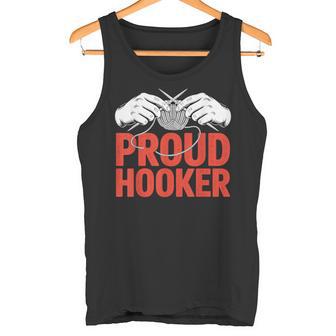 Proud Crochet Lover Yarn Humor Camiseta sin mangas - Regaloses