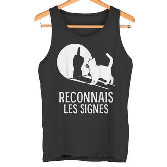 Reconnais Lesignes Chat Débardeur e - Cadeauxyz
