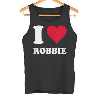 Red Heart I Love Robbie Camiseta sin mangas - Regaloses