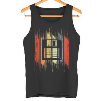 Retro Diskette 80Er Liebhaber Retrowave Tank Top - Geschenkecke