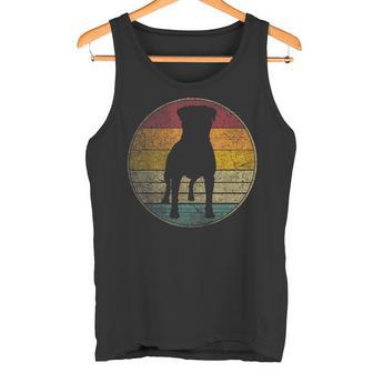 Rottweiler -Ilueta De Estilo Retro Camiseta sin mangas - Regaloses