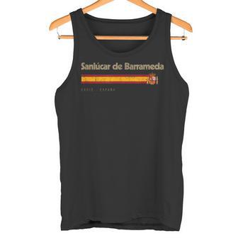 Sanlúcar De Barrameda Ciudad Españolaintage Bandera España Camiseta sin mangas - Regaloses