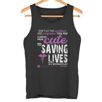 Saving Lives Nursing Tee Tank Top | Seseable UK