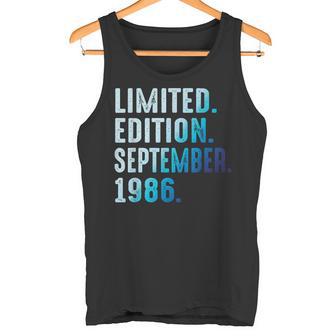 Septembre 1986 Année 1986 Rétro 1986Intage Édition Limitée Débardeur e - Cadeauxyz