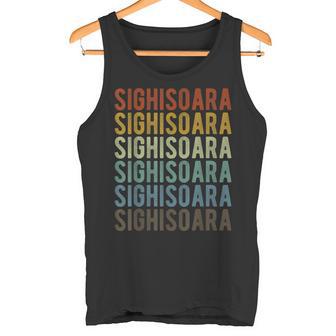 Sighisoara Ciudad Rumania Retro Camiseta sin mangas - Regaloses