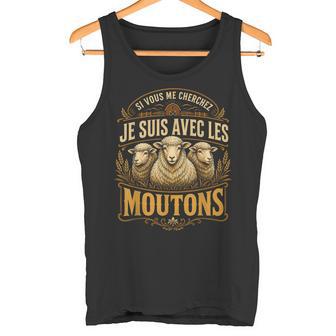 Sious Me Cherchez Jeuis Avec Les Moutons Ferme Débardeur e - Cadeauxyz
