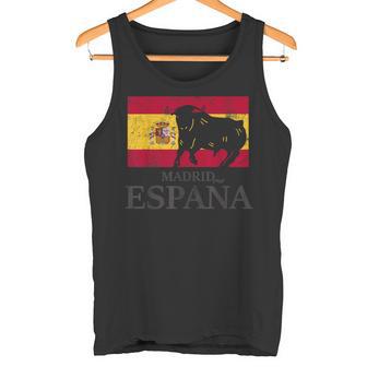 Spanien Madrid Urlaubtier Flagge Tank Top - Geschenkecke