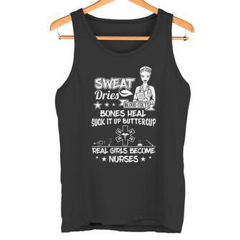 Sweat Dries Blood Cold Nursing Tee Tank Top | Seseable UK