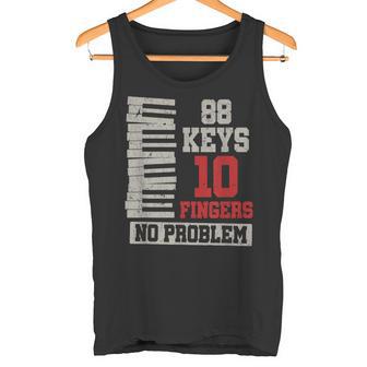 Teclado De Piano Música Clásica Músico Instrumento Pianista Camiseta sin mangas - Regaloses