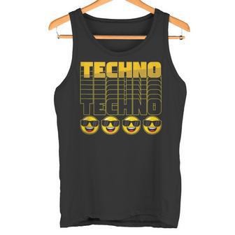 Tecno Rave Dj Música Electro Raver Trance Edm Casa Fiesta In Mangas Camiseta sin mangas - Regaloses