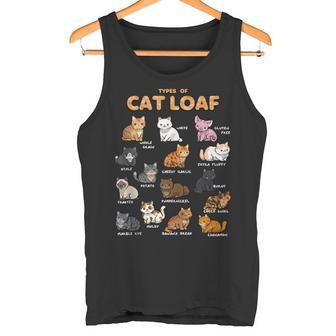 Tipos De Pan De Gato Lindo Gatito Kawaii Gatos Amante De Los Gatos In Mangas Camiseta sin mangas - Regaloses