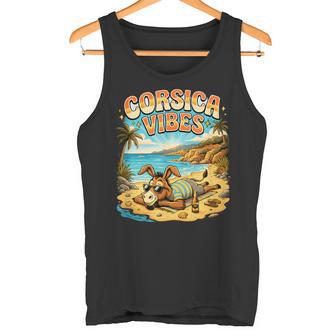 Vacances Corse Ane Humour Débardeur e - Cadeauxyz