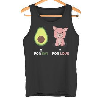 Vegan Animal Ami Mangez Des Porcs D'amour Avocat Débardeur e - Cadeauxyz
