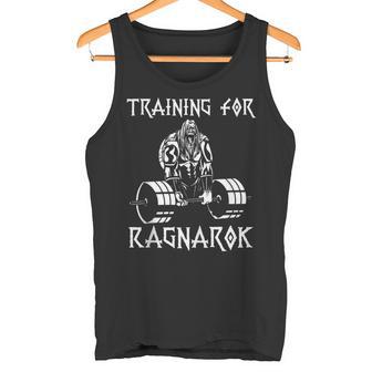 Vikings Entrenamiento Traje Muerto Hombre Nórdico Regalo In Mangas Camiseta sin mangas - Regaloses