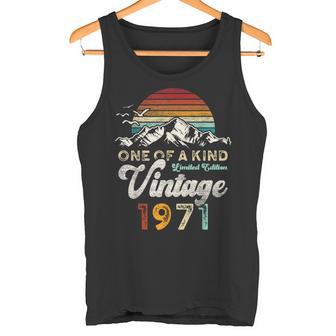 Vintage 1971 Cumpleaños 55 Años Montañas Retro Camiseta sin mangas - Regaloses