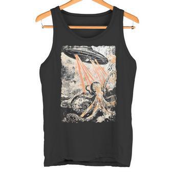 Vintage Calmar Pieuvre Ovni Uap Alien Motif Pieuvre Débardeur e - Cadeauxyz