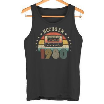 Vintage Hecho En 1980 Regalo Nacido En 1980 Edición Limitada Camiseta sin mangas - Regaloses