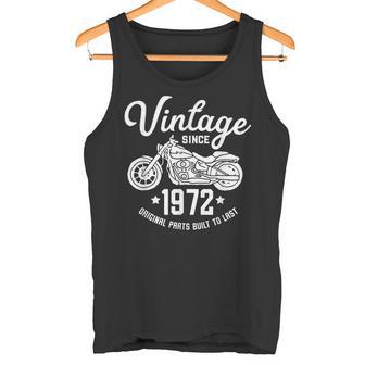 Vintage Retro Motocicleta Cumpleaños 1972 Rider Camiseta sin mangas - Regaloses