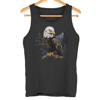Wald Waldtiere Greifvogel Raubvogelogel Weißkopfseeadler Tank Top - Geschenkecke