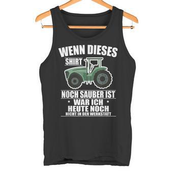 Werkstatt Landmaschinenmechaniker Landmaschinen Mechaniker Tank Top - Geschenkecke