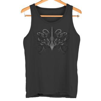 Y2k Barroco Rococó Gótico Cruz Y Alas Alt Grunge Emo Camiseta sin mangas - Regaloses