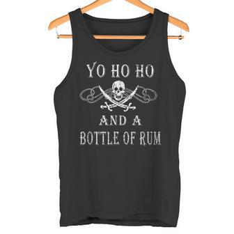 Yo Ho Ho Botella De Rum Divertida Pirata Bandera Pirata Camiseta sin mangas - Regaloses