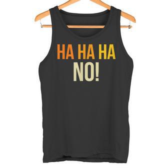 Zshop Divertida Con Texto En Alemán Ha Ha Ha Ha No Camiseta sin mangas - Regaloses