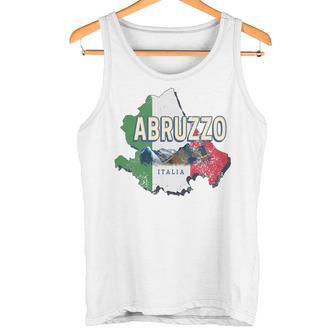 Abruzzes Italie Région Rétro Carteouvenirintage Haut De Gamme Débardeur e - Cadeauxyz
