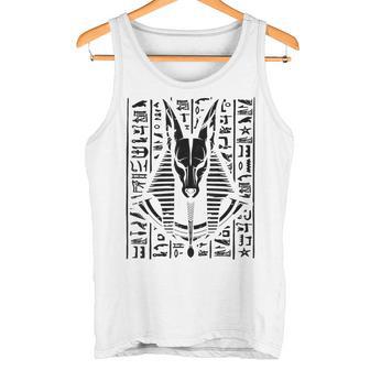 Anubis Dios Egipcio Egipcio Divertido Jeroglíficos Antiguo Faraón Camiseta sin mangas - Regaloses