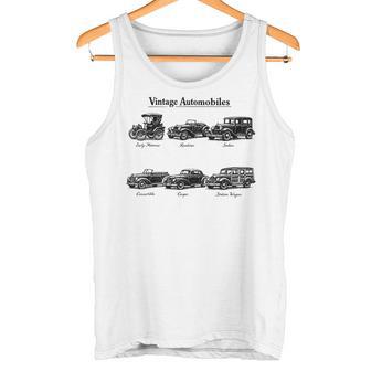 Automóvilesintage Antiguo Coche Clásico Ilustración Diseño Camiseta sin mangas - Regaloses