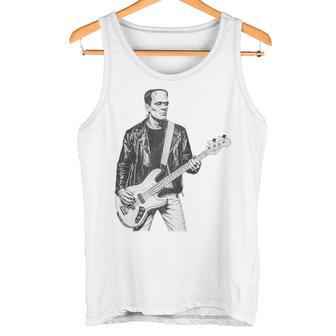 Bajo Frankensteinintage Bajo Guitarra Rock And Roll Camiseta sin mangas - Regaloses