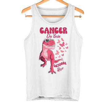 Cancer Duein Octobre Rose Papillon Dinosaure Débardeur e - Cadeauxyz