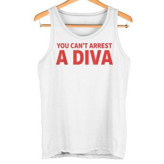 Citation Graphique Humoristique You Can't Arrest A Divaassy Attitude Débardeur e - Cadeauxyz