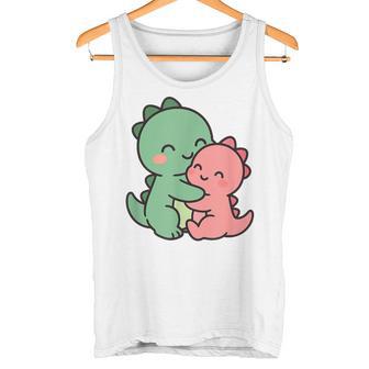 Diseño De Dibujos Animados De Dinosaurios Con Forma De Abrazo De Bebé Camiseta sin mangas - Regaloses