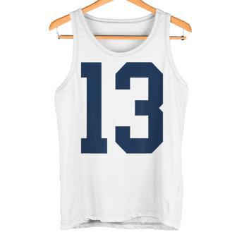 Divisa Da Giocatore Numero 13 Blu Navy Brillante 13 Canotta - Novitaregali