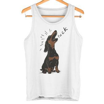 Enojado Perroalchicha Follar Aullando Gritando Arte Camiseta sin mangas - Regaloses