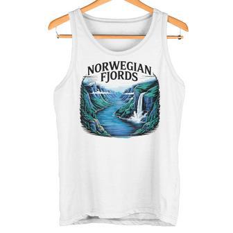 Fiordos Noruegos Diversión Y Aventura Al Aire Libreiajes A Noruega Camiseta sin mangas - Regaloses
