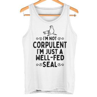 Foca No Corpulenta Bien Alimentada Animal Marinoubmarino Del Océano Camiseta sin mangas - Regaloses