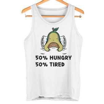Kawaii Mignon Hungry Hangry Avocat Fatigué Dormir Avocat Débardeur e - Cadeauxyz
