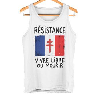 Live Free Or Die France Résistance France Croix De Lorraine Débardeur e - Cadeauxyz